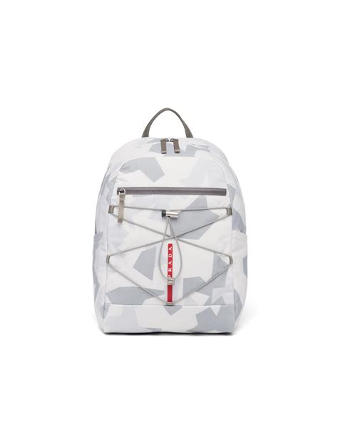 prada mens backpack grey|prada men's bag price.